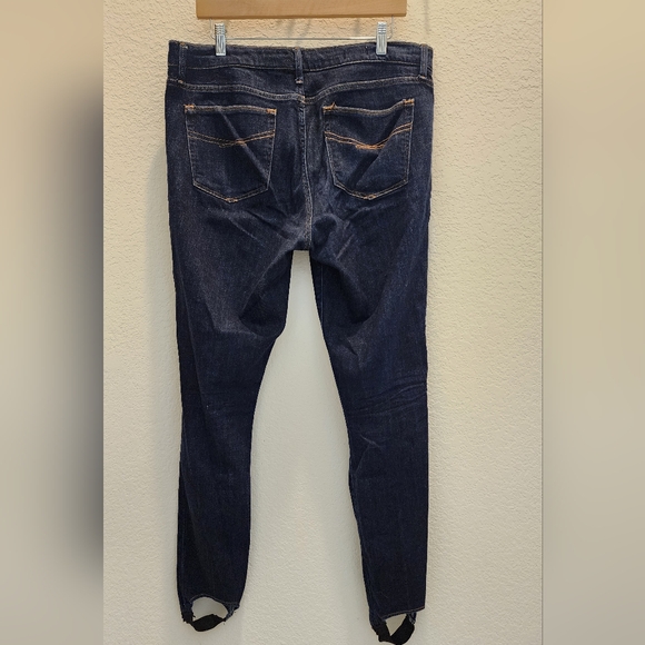 GAP 1969 Dark Blue Stirrup Jeans size 33/16r - Picture 4 of 14
